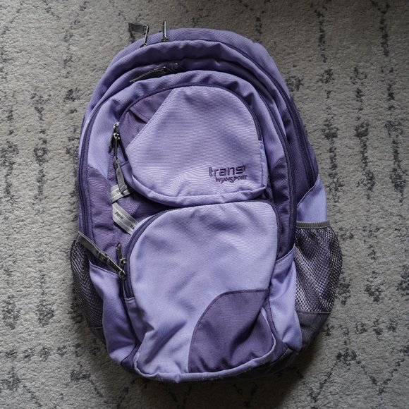 jansport purple backpack